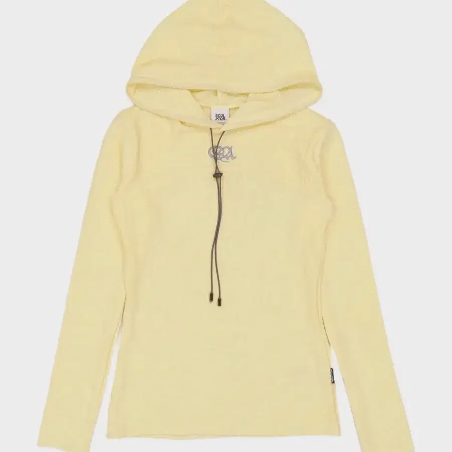 스컬프터 e- string crinkle hoodie lemon M 레몬코어