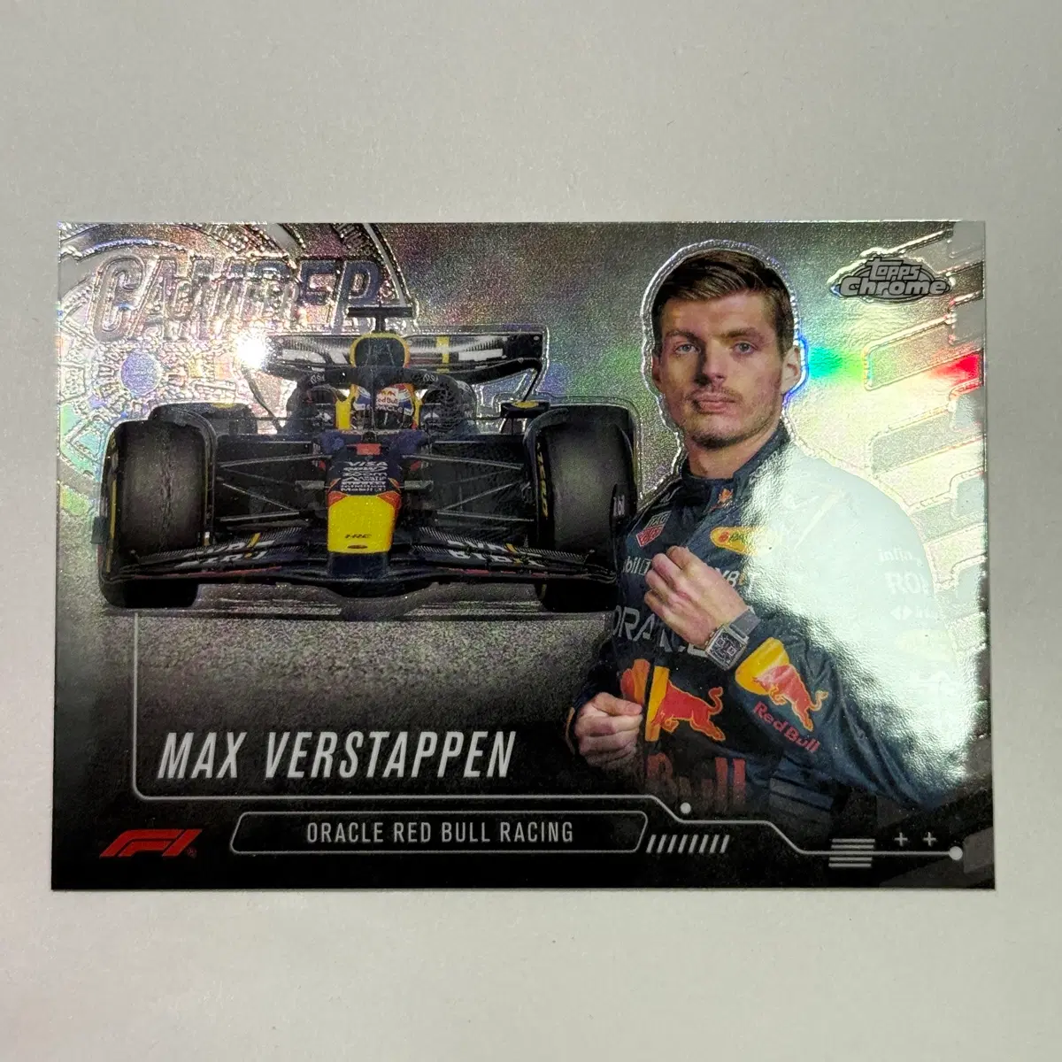 F1 막스 베르스타펜 탑스크롬 F1 카드