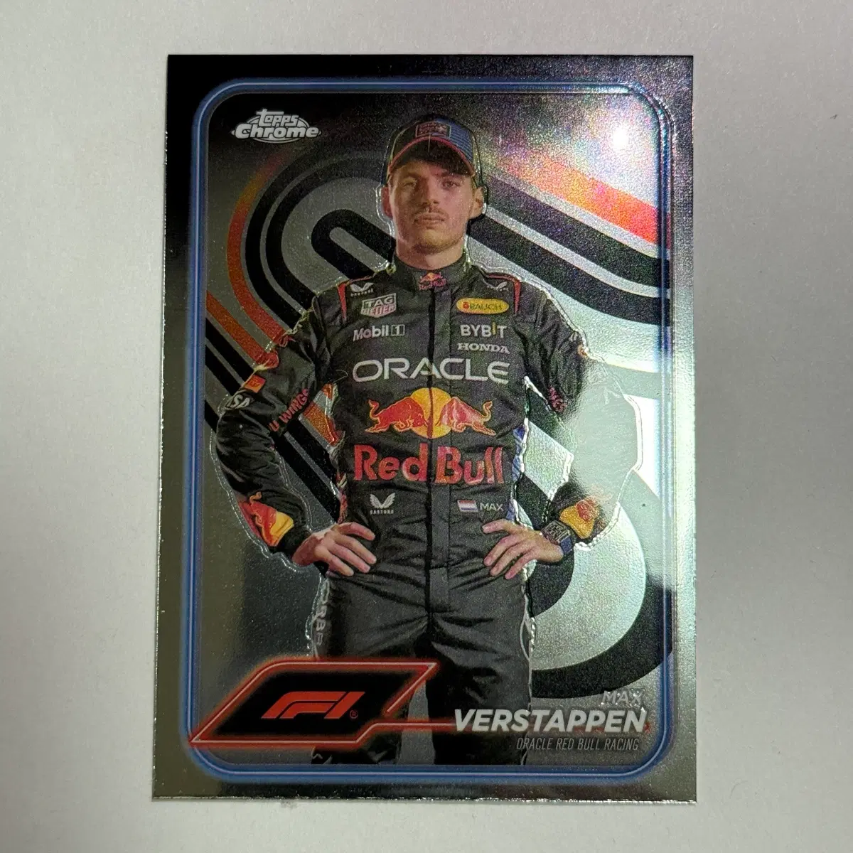 F1 막스 베르스타펜 탑스크롬 F1 카드