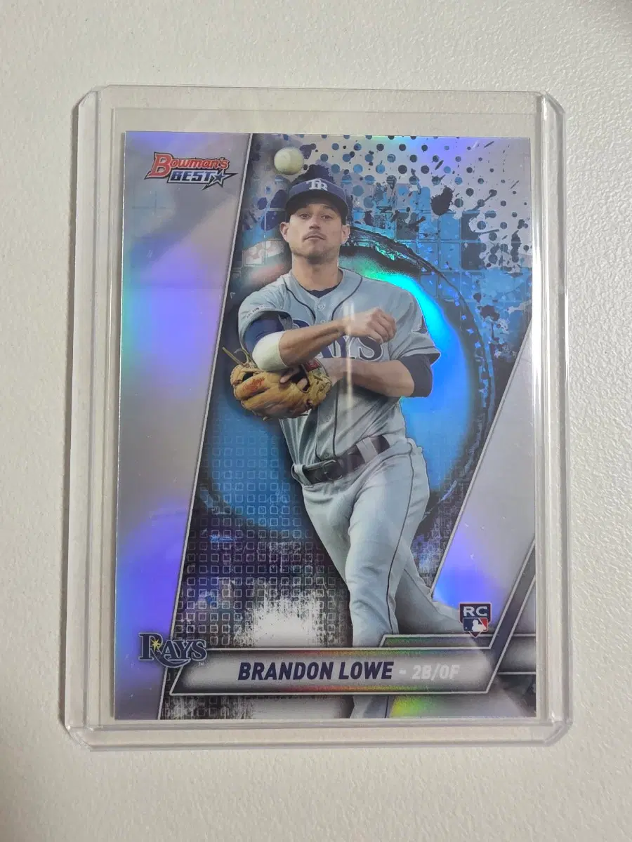 2019 mlb 브랜든 로우 리플렉터 RC카드 템파베이레이스
