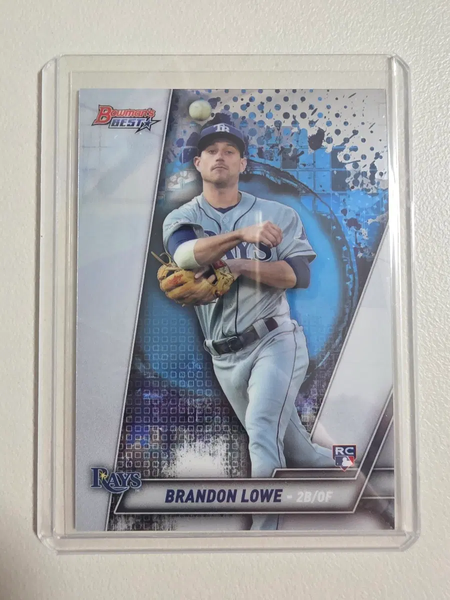 2019 mlb 브랜든 로우 RC카드 템파베이레이스