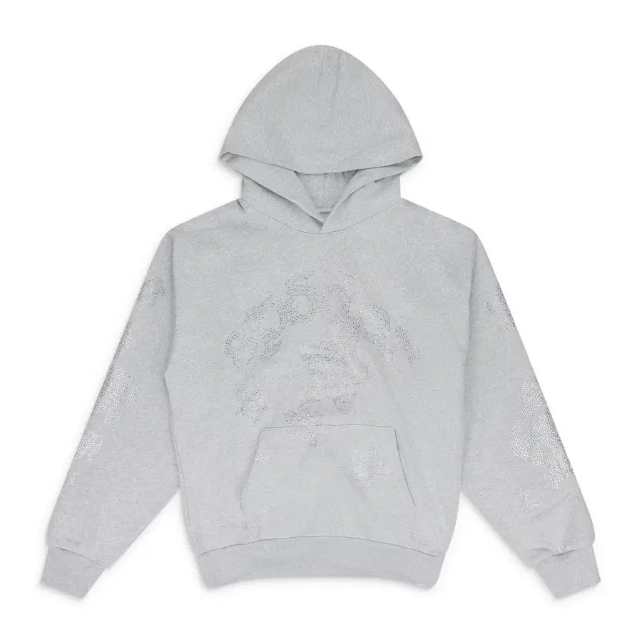 [새상품] 스파이더 (SP5DER) 남성 라인스톤 벨루가 후드 그레이 S / M / L / XL / XXL