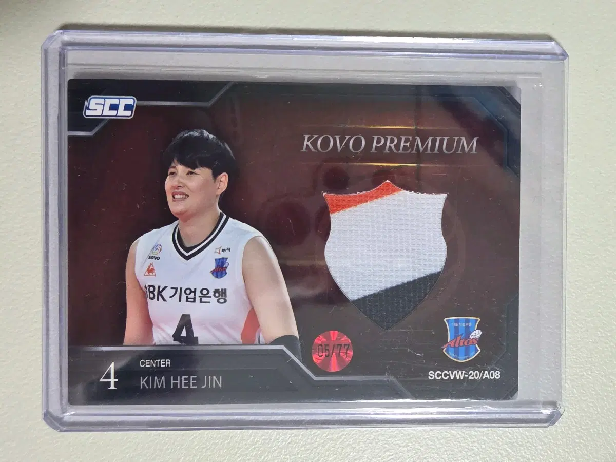 2020-21 SCC kovo 김희진 유니폼카드 IBK기업은행