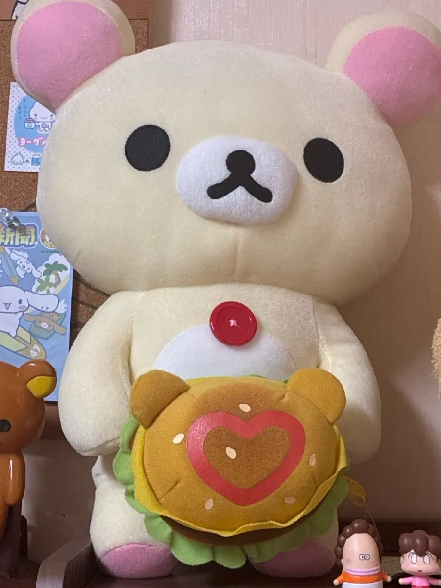 코리락쿠마 햄버거 인형