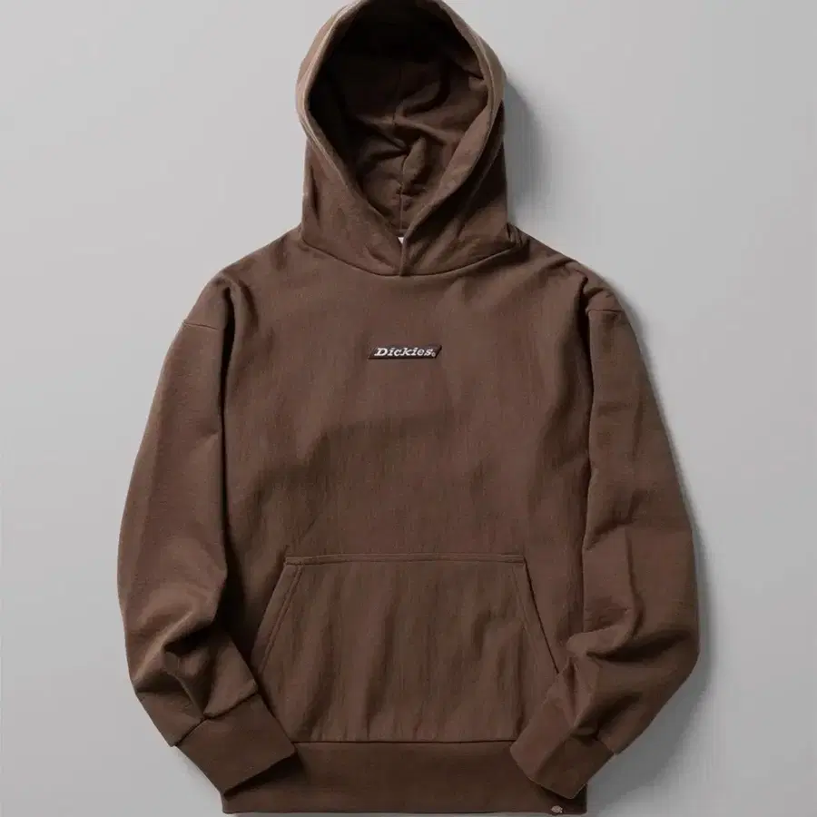 디키즈 루즈핏 배너 로고 후드 Dark Brown