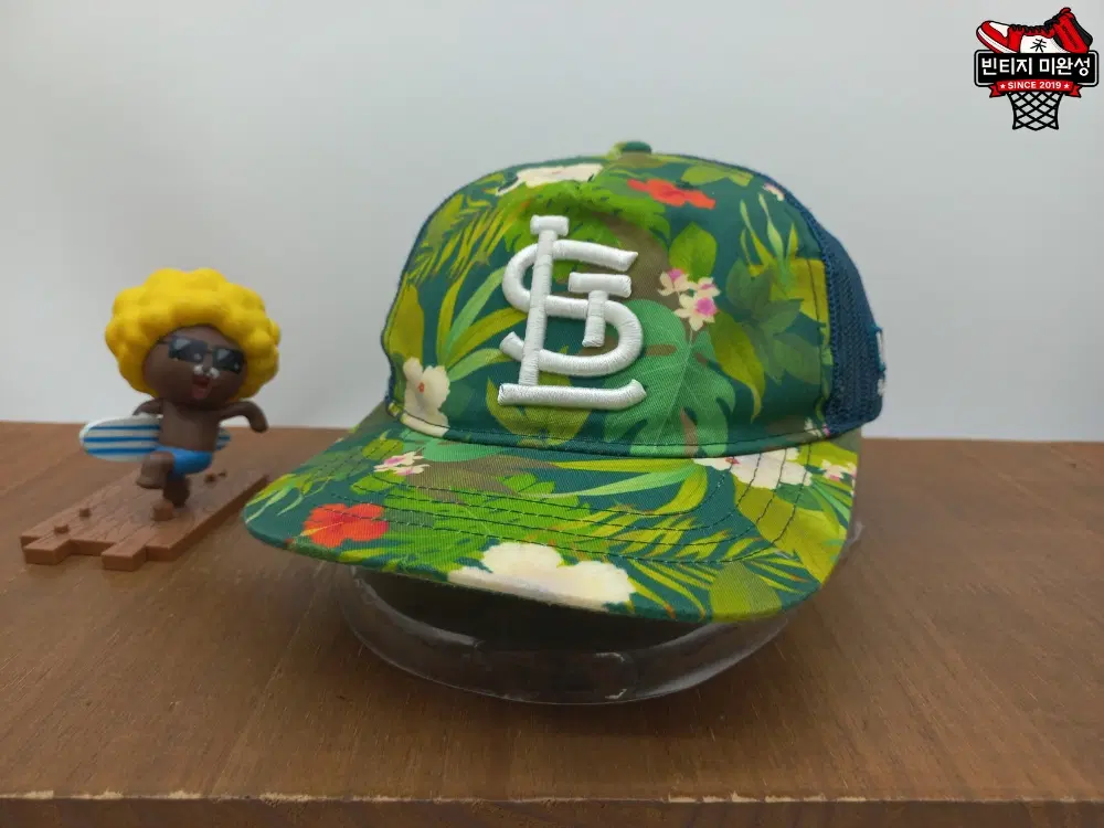 MLB 키즈 세인트루이스카디널스 LST 야자수 트로피컬 메쉬캡 아동 야구모자 볼캡 멀티