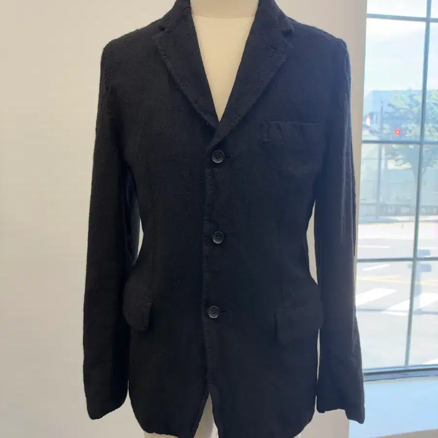 04 COMME des GARCONS HOMME BOILED WOOL JACKET