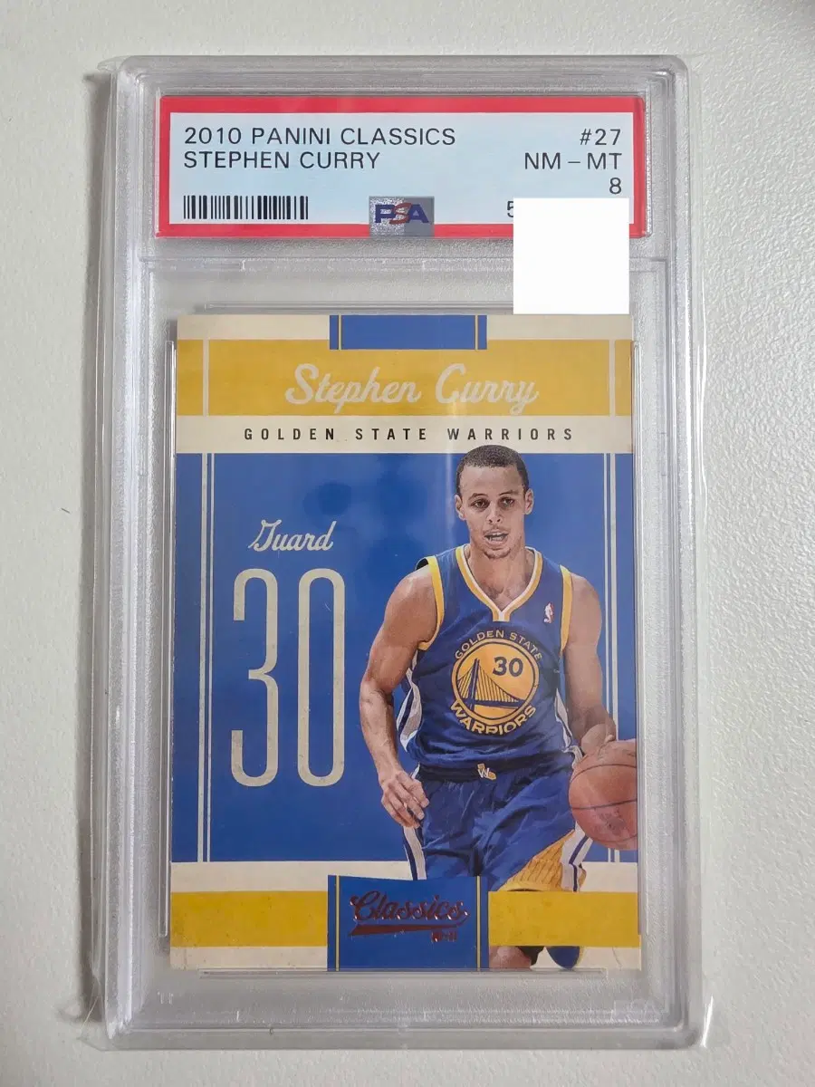 2010-11 nba 스테판 커리 classics 카드 psa 8 GSW