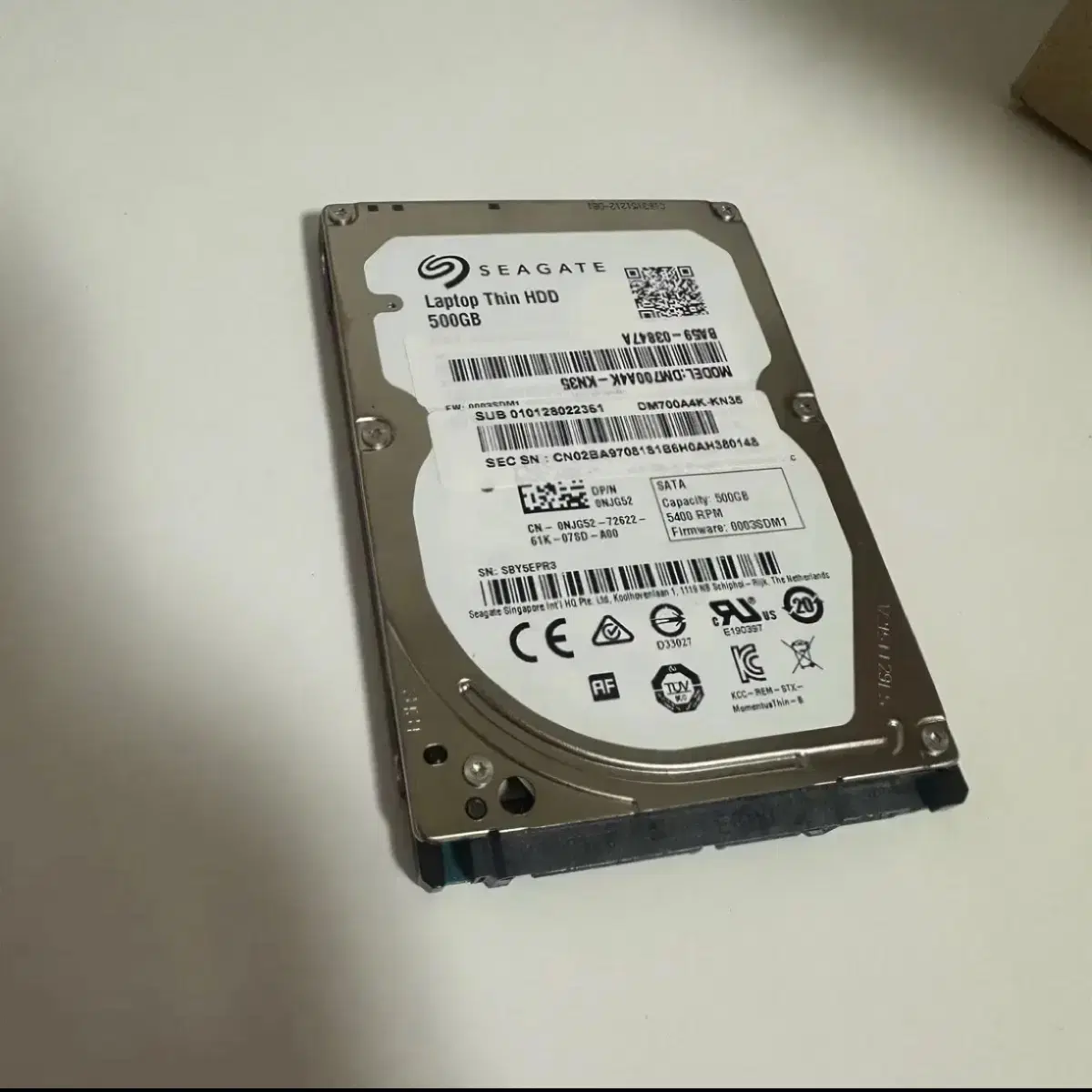 슬림형 씨게이트 HDD SATA 2.5인치 500G