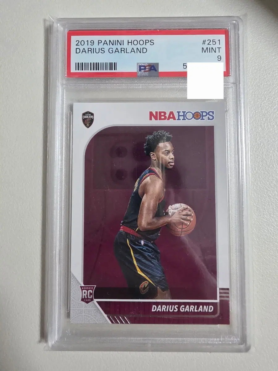 2019-20 nba 다리우스 갈랜드 훕스 루키카드 psa 9 클리블랜드
