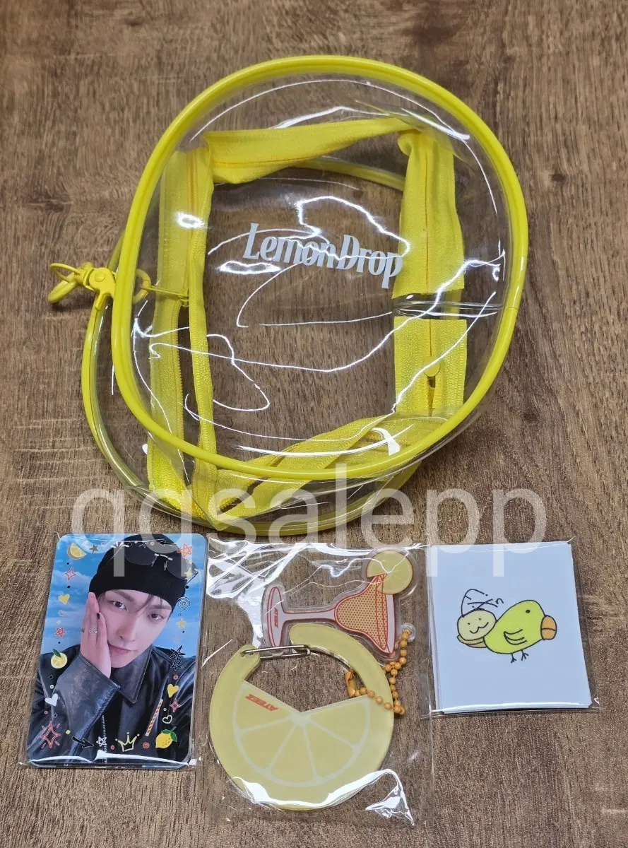 에이티즈 레몬드랍 공방키트(포카포함)