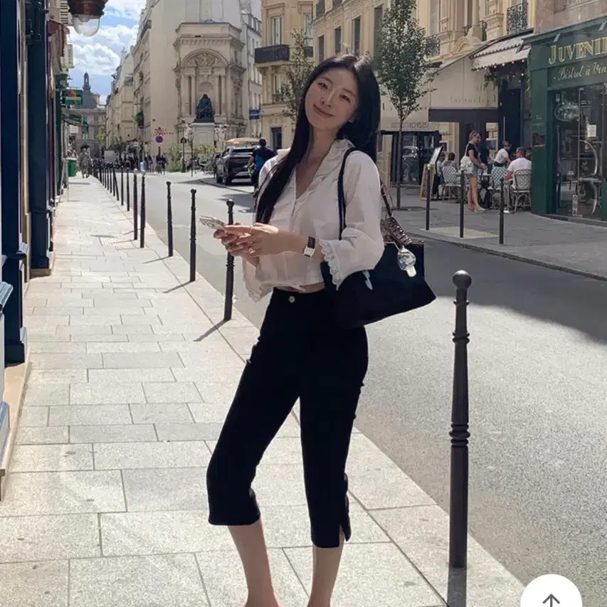트렌디어패럴 카프리팬츠 7부 S