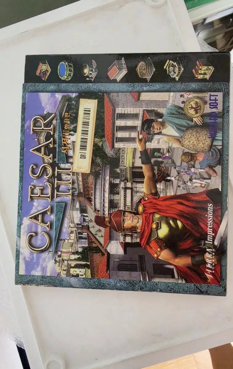 1998년 시저 3 CD롬 한글판(박스 ,CD 구성모두있음)