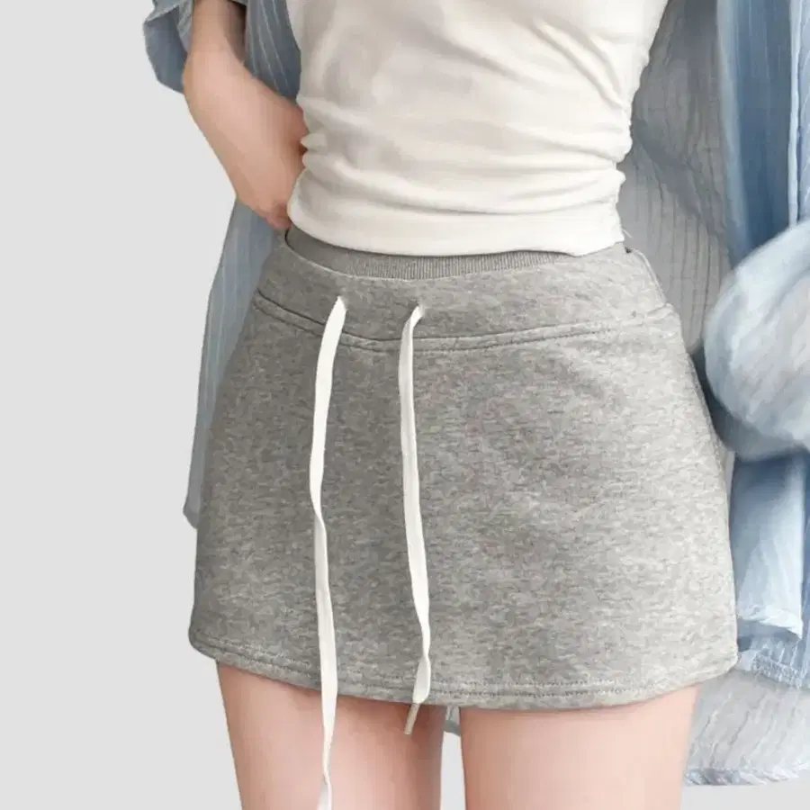 그레이 치마바지