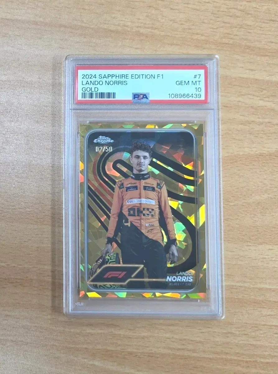 2024 사파이어 에디션 F1 랜도 노리스 (2/50) psa10