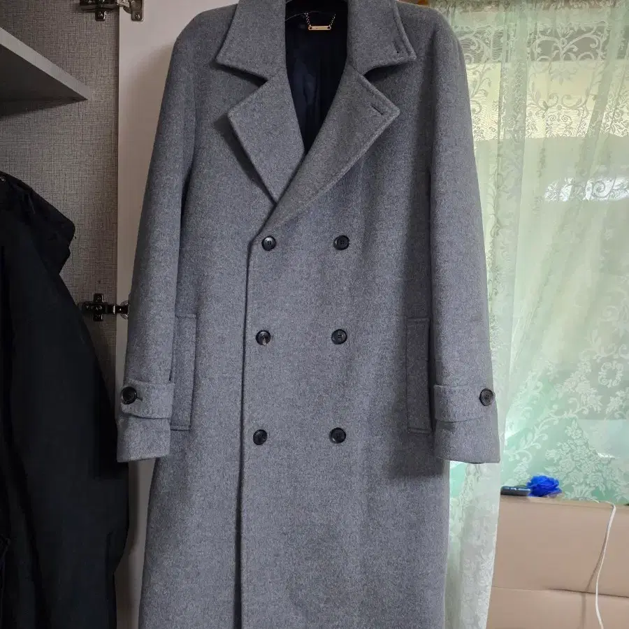 [고비 캐시미어] 캐시미어 100% 더블 코트 XL