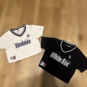 MLB 티셔츠 2장 세트 양키스 화이트삭스