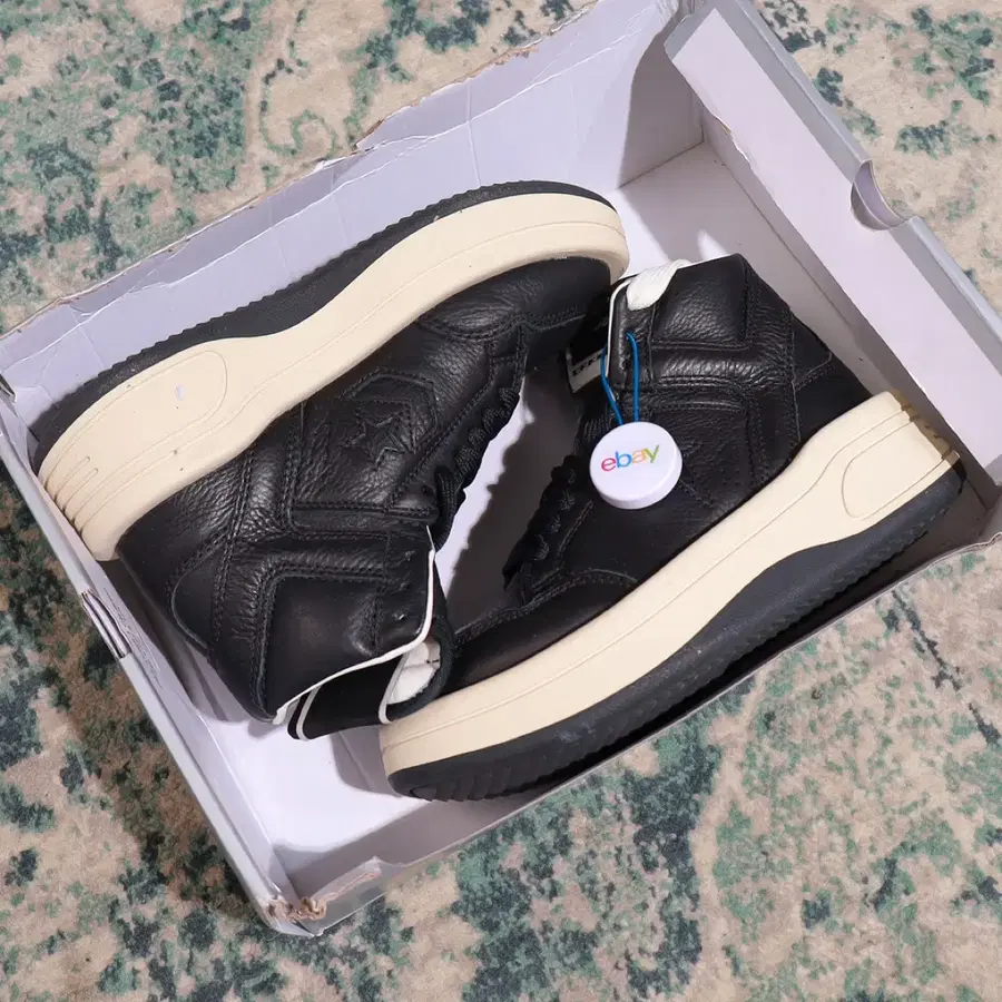 Rick Owens 릭오웬스 DRKSHDW 터보웨폰 미드 블랙 215
