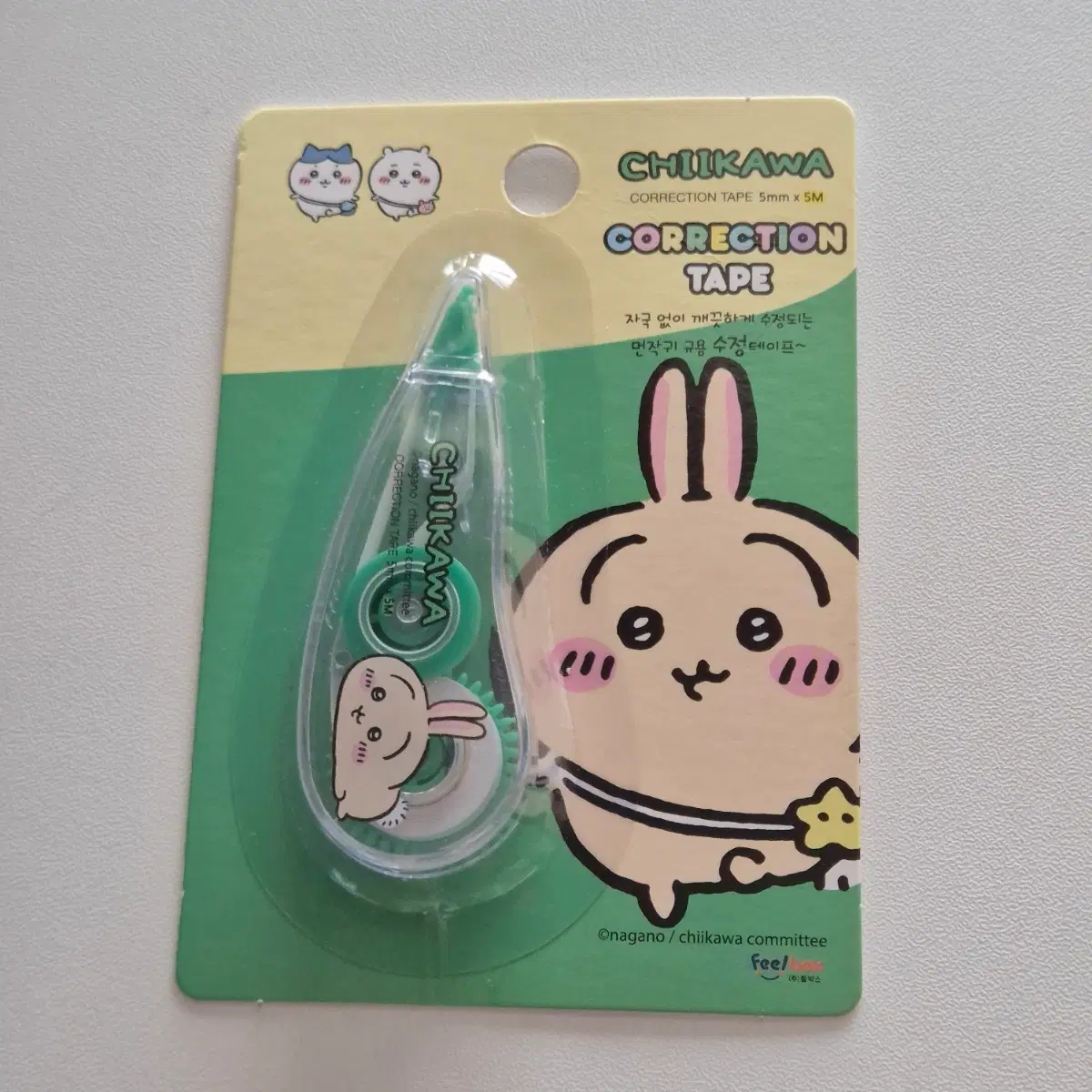 치이카와 먼작귀 우사기 수정테이프