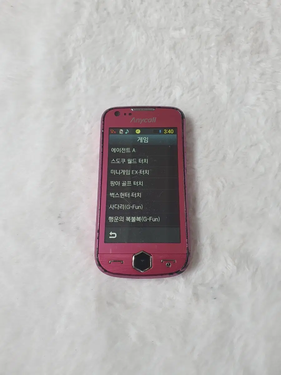 SCH-W850 햅틱 아몰레드폰 게임폰 소장용 수집용