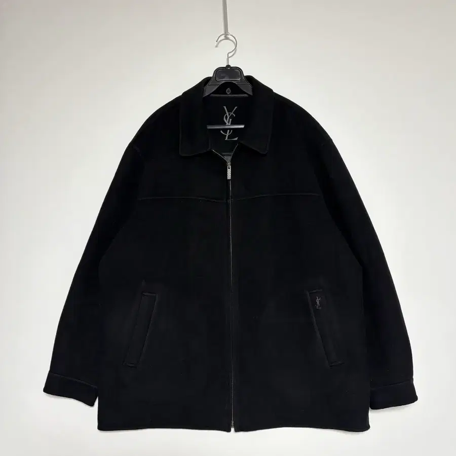 입생로랑 YSL 로고 모직자켓