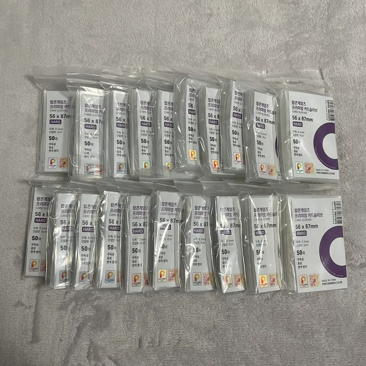 팝콘에듀 포카 포토카드 하드 슬리브 56X87