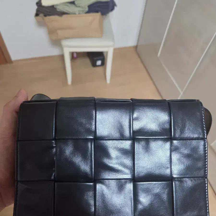 보테가베네타 카세트백 블랙
