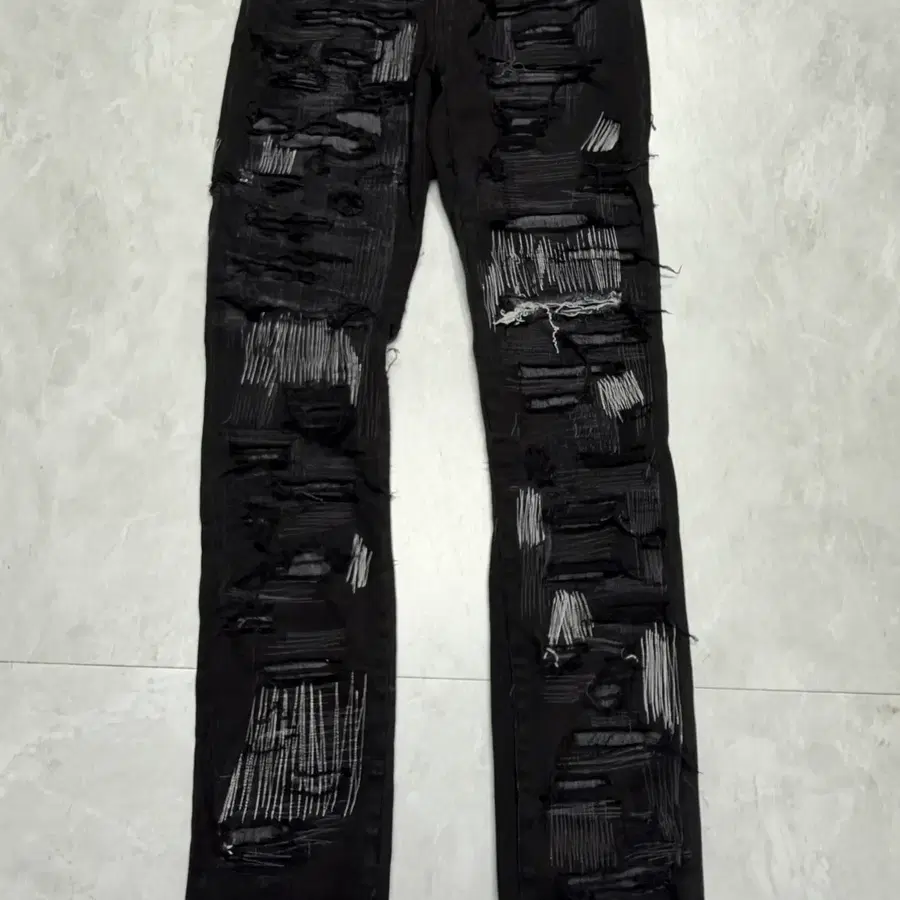 XL (33) 아영상사 Ayoung Company 디스트로이드 디스 데님 팬츠