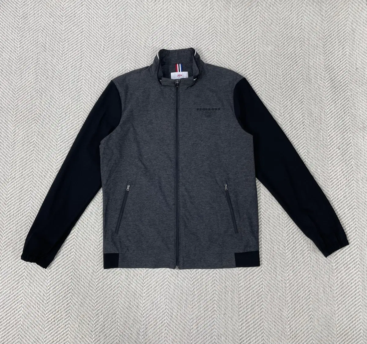JDX 집업 자켓 그레이 블랙 100