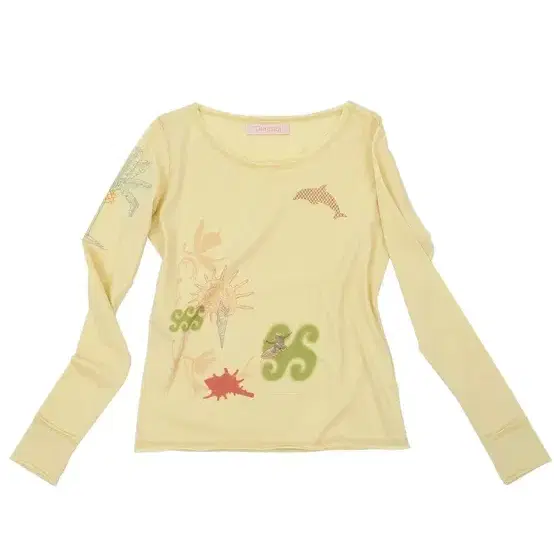 탱글링 Wavey Long Sleeve (lemon)