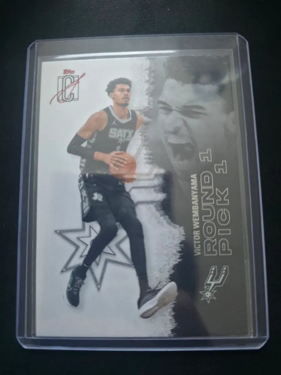 Topps Victor Wembanyama Round Pick Rookie RC San Antonio Spurs