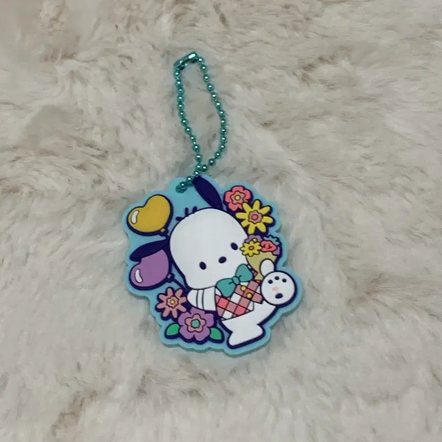정품 산리오 포챠코 식완 키링