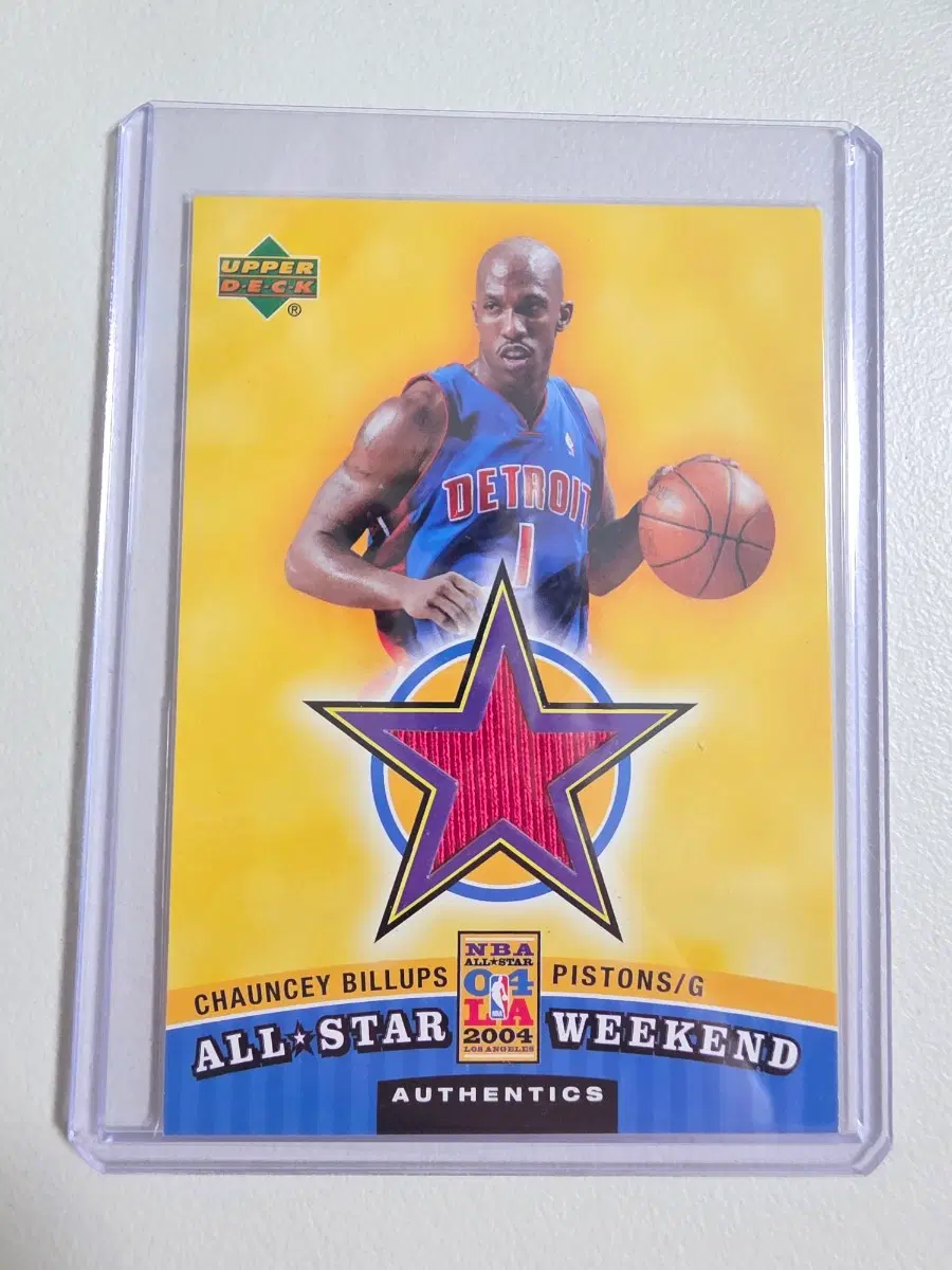 2004-05 nba Upperdeck 천시 빌럽스 유니폼카드 판매 디트로이트피스톤즈