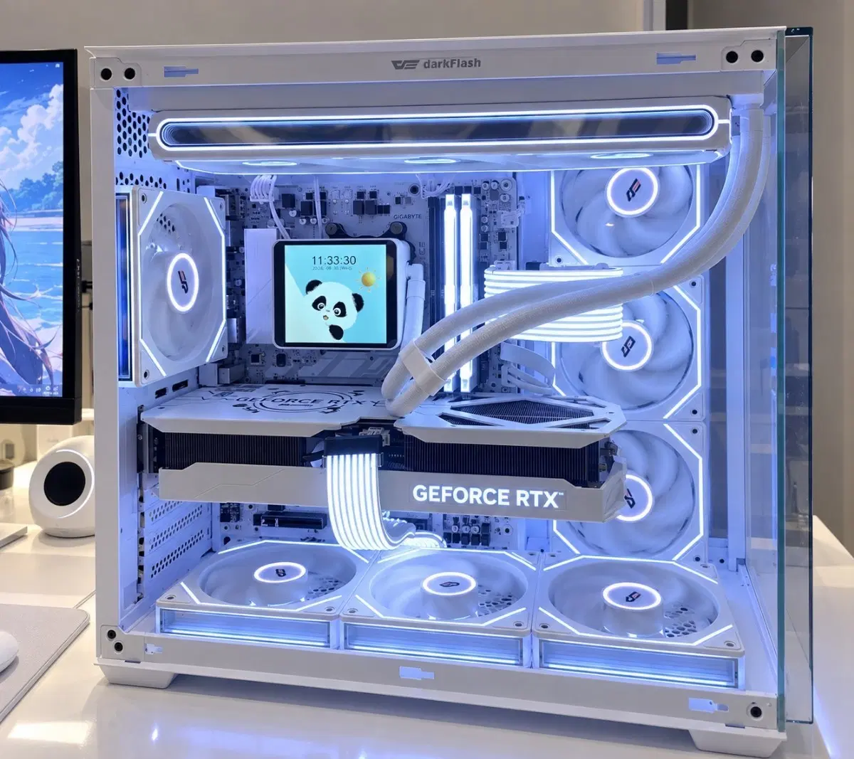 라이젠 9800X3D RTX5070 화이트PC