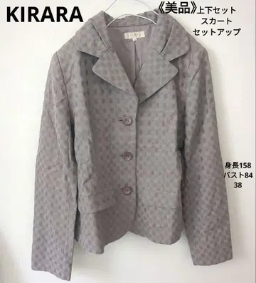 수트 셋업 새상품급 자켓 스커트 KIRARA 38