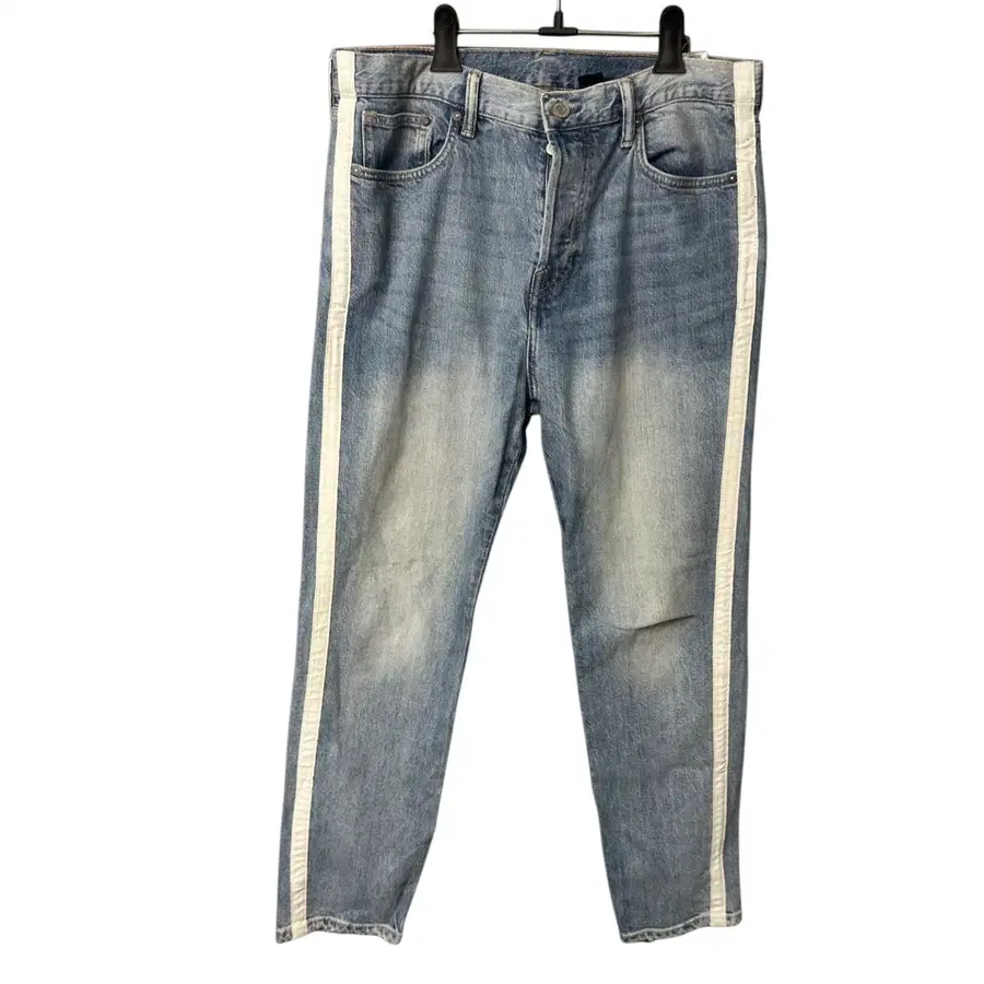 33 h&m 라이트인디고 테이퍼드 데님 팬츠