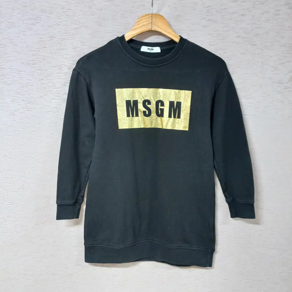 B9-30/MSGM키즈 블랙 프린트 기모 티셔츠 가을겨울 아동복