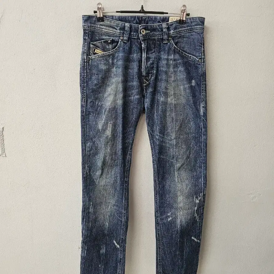 디젤 청바지 남성용 빈티지 워싱 데님