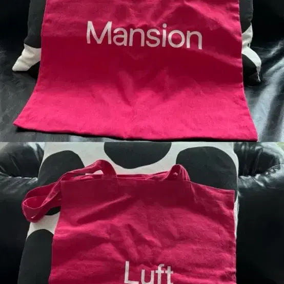 Mansion Luft 에코백 핑크
