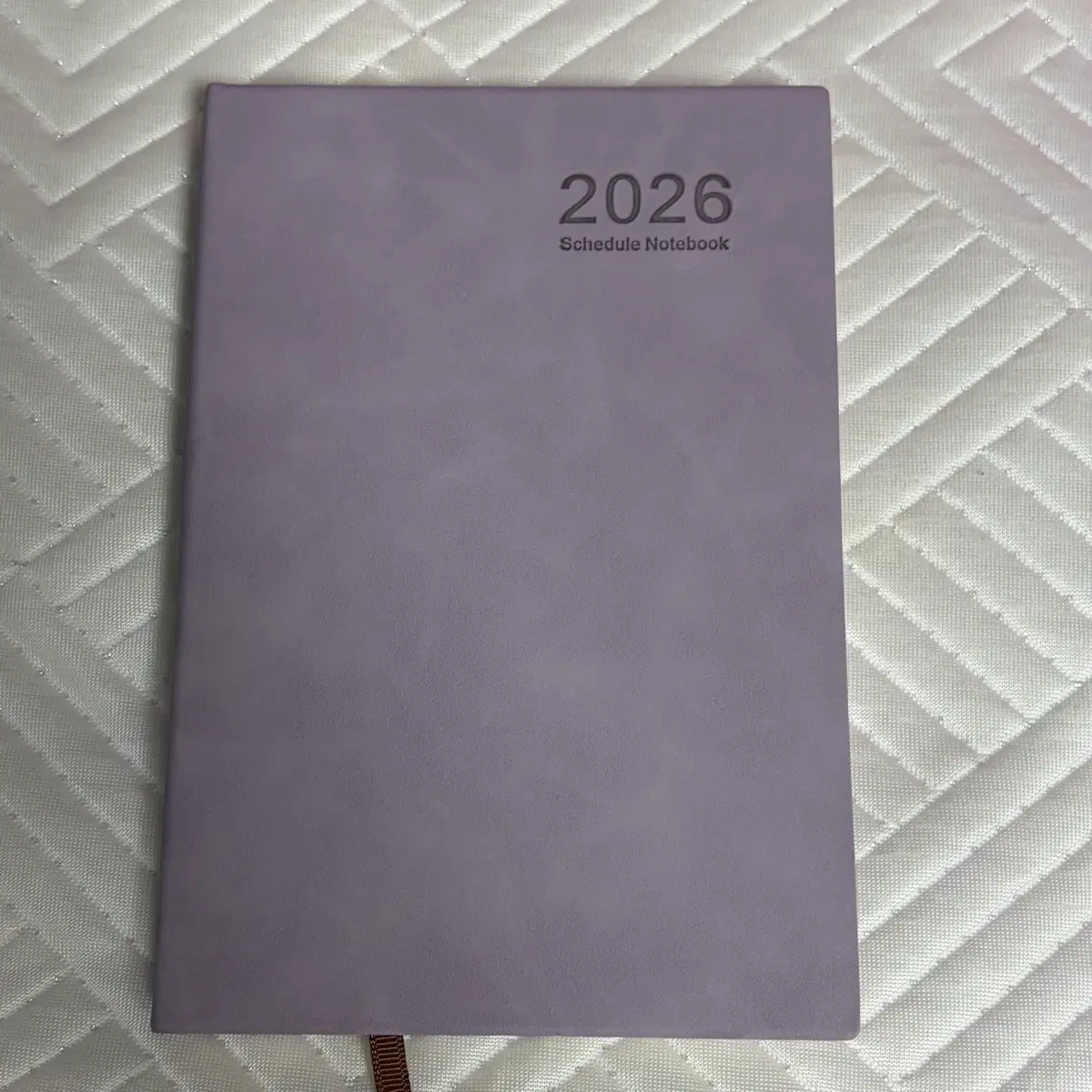 새상품 2026년 라벤더 색상 스케줄 노트