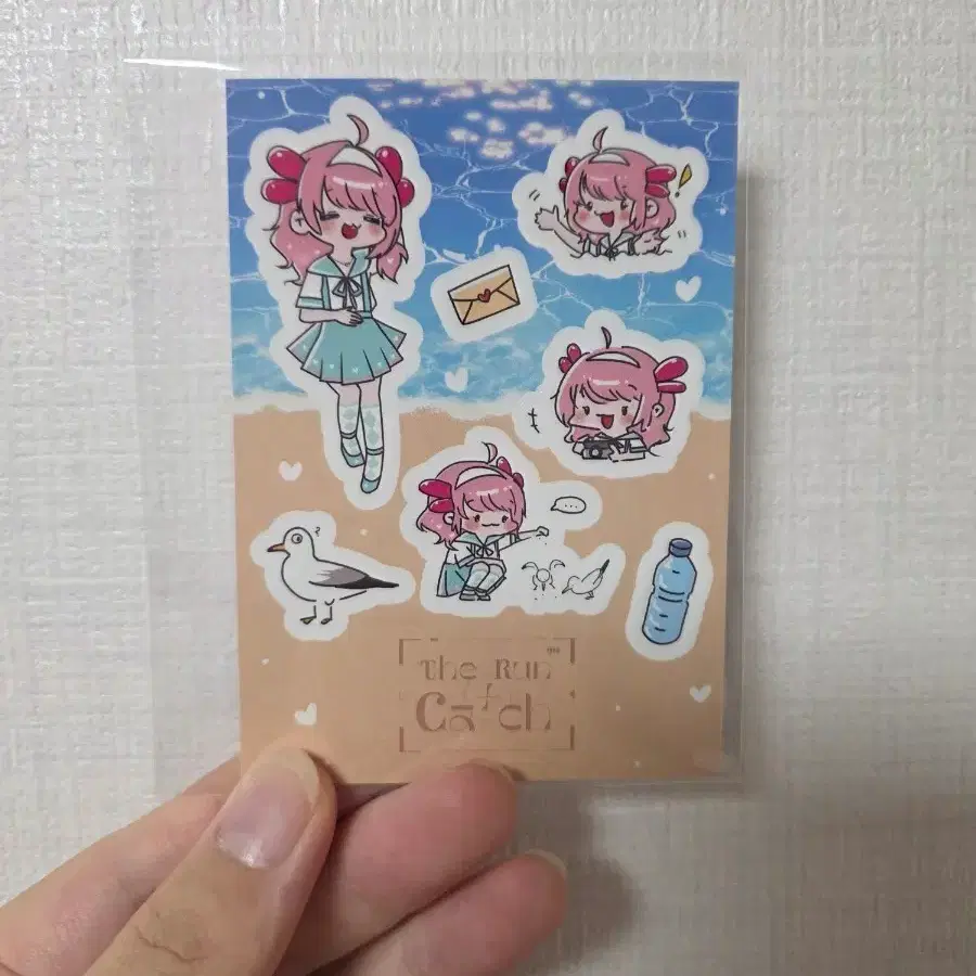 도롱챠 도롱캐치 스티커