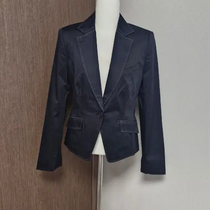 폴스미스블랙(여38/55) 블랙 모레이온스판쟈켓
