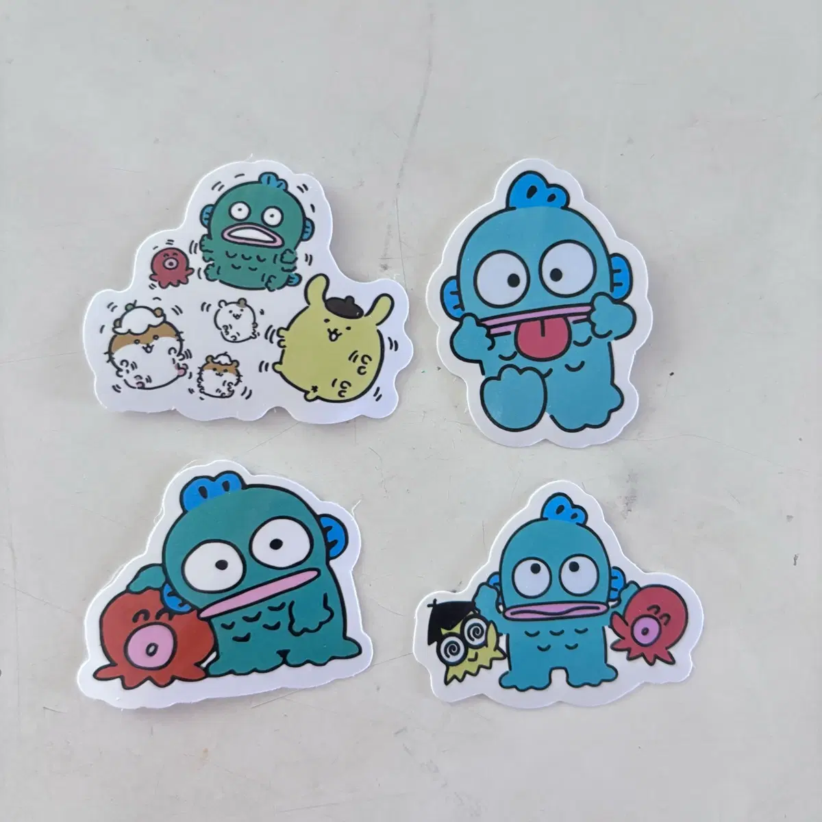 {나눔}한교동 조각스티커 4장 일괄처분