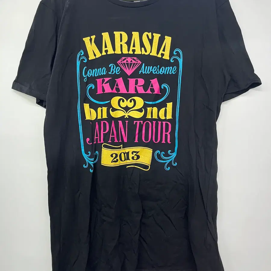 2013 KARASIA 카라 일본 투어 반팔티 XL사이즈