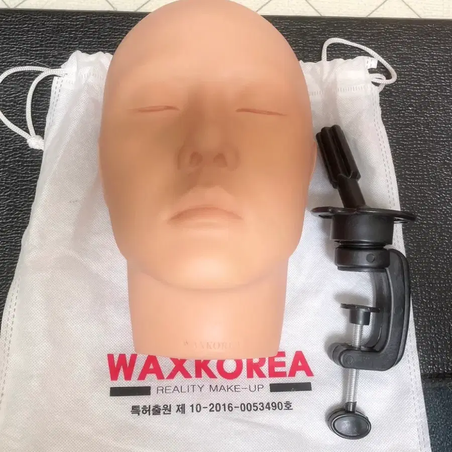 메이크업 연습 헤드 거치대 세트