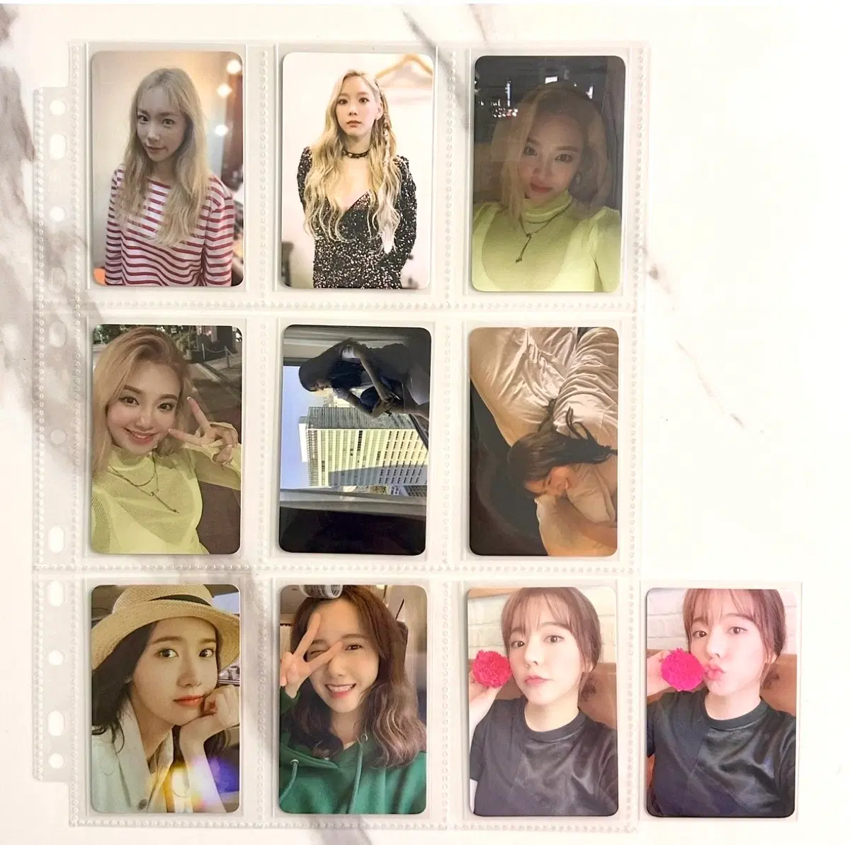 소녀시대 1기 소원 멤버십 키트 포카세트 (태연 / 써니 / 효연 / 유리 / 윤아)
