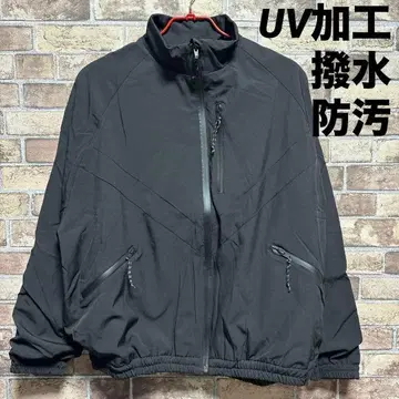J.J camp 발수/방오/UV 가공 지퍼 블루종 ZORO 블랙 M