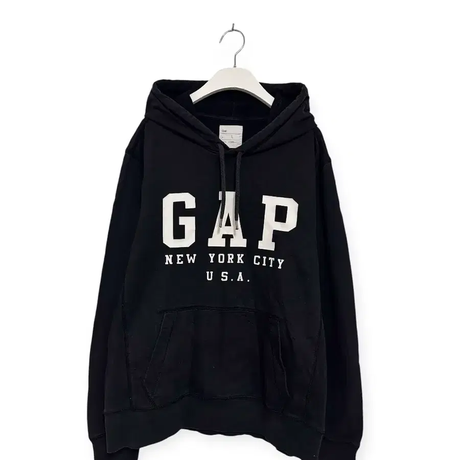 GAP 뉴욕시티 USA 블랙 후드티