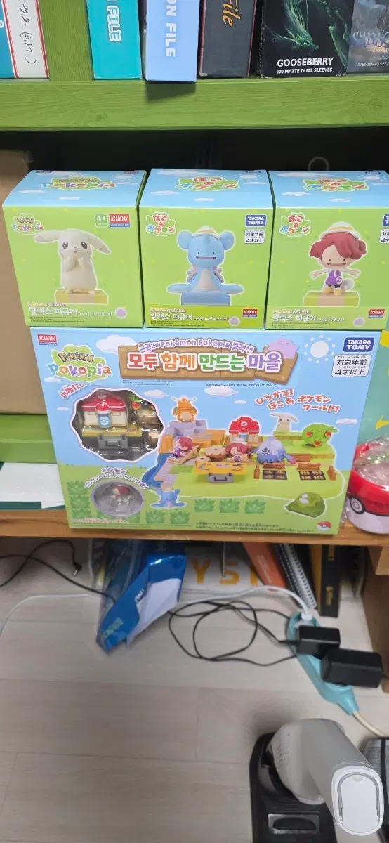 포켓몬 포코피아 몬콜레 마을,릴렉스 피규어 세트 정가양도