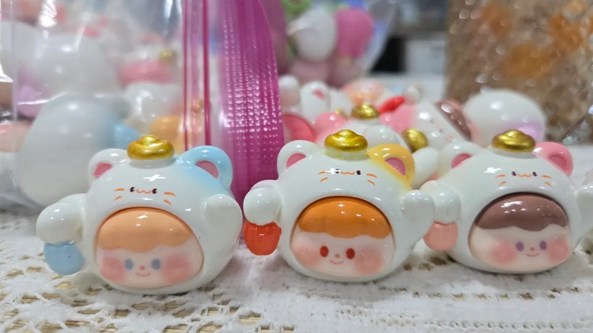 마네키네코  머리인형 5개 3500원
